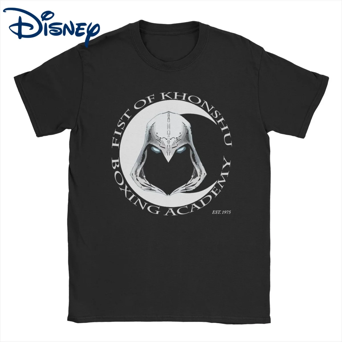 

Забавные футболки с рисунком Marvel, луна, рыцарь, кулак каньшу, боксерская академия, мужские и женские футболки из 100% хлопка, футболки с рисунком Диснея