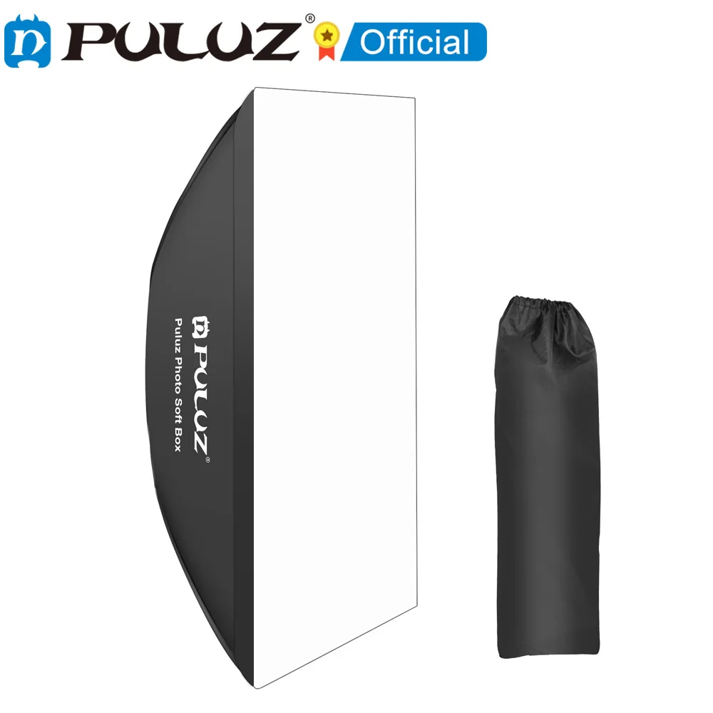 Прямоугольный софтбокс PULUZ Speedlite Bowens Mount Diffuser 4 стержня прямоугольный софтбокс для фотографии