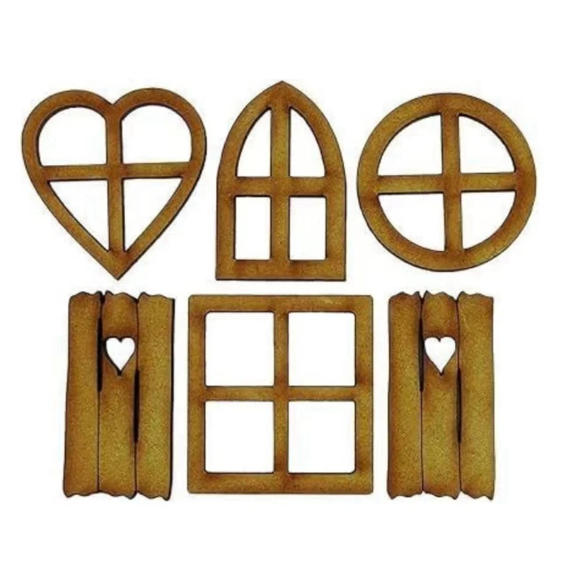 Деревянная сказочная садовая дверь миниатюрные садовые здания скульптуры и