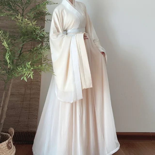 White Hanfu Dress 3