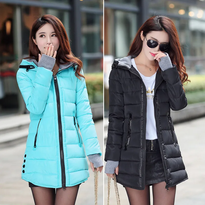 Женское длинное пальто в европейском стиле