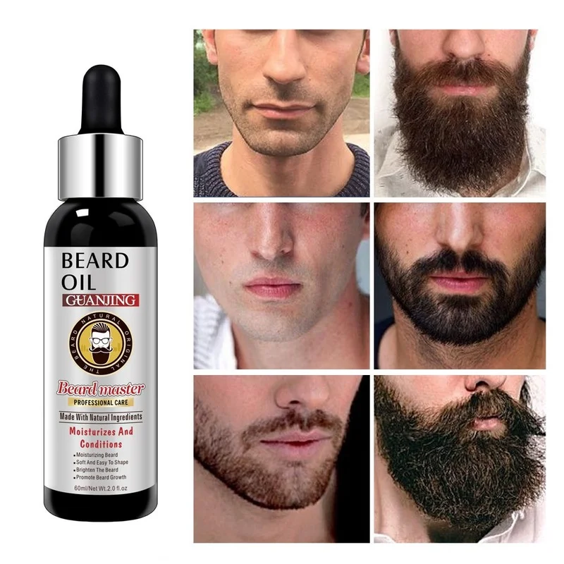 

Natural Men Beard Growth Oil Products Hair Loss Treatment Conditioner Groomed Fast Beard Growth Enhancer Maintenance
