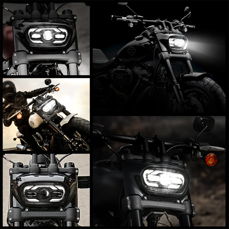 9 8-дюймовая прямоугольная светодиодная фара для мотоцикла с DRL дальнего/ближнего
