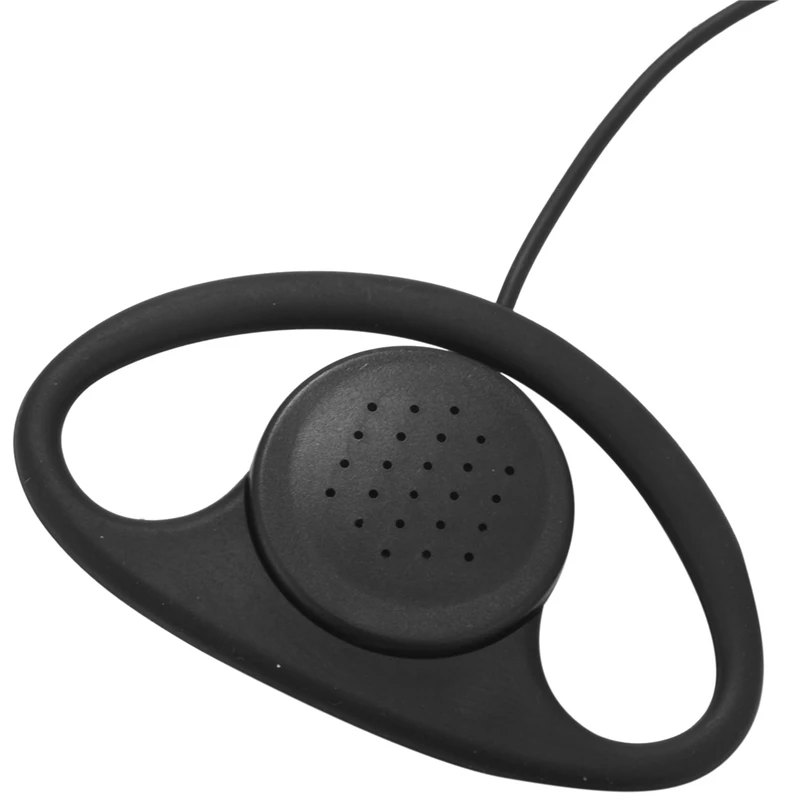 (8 шт.) 2-контактный усовершенствованный D-образный Клип-ухо Ptt гарнитура наушники