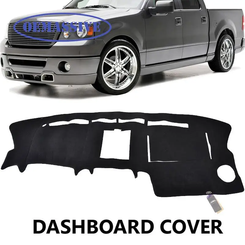 

Чехол для приборной панели OEMASSIVE, коврик для приборной панели для Ford F150 F-150 Truck 2004-2008, чехол для приборной панели, Солнцезащитный ковер