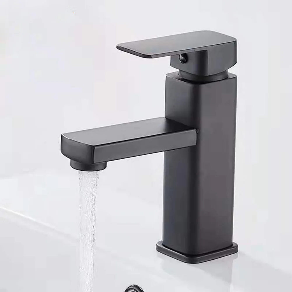 

Bathroom Taps Stainless Steel Mixer Tap 17.5x10.5x9.5cm Basin Faucet Sink Laundry Swivel DIY Faucet Bathroom Fixture