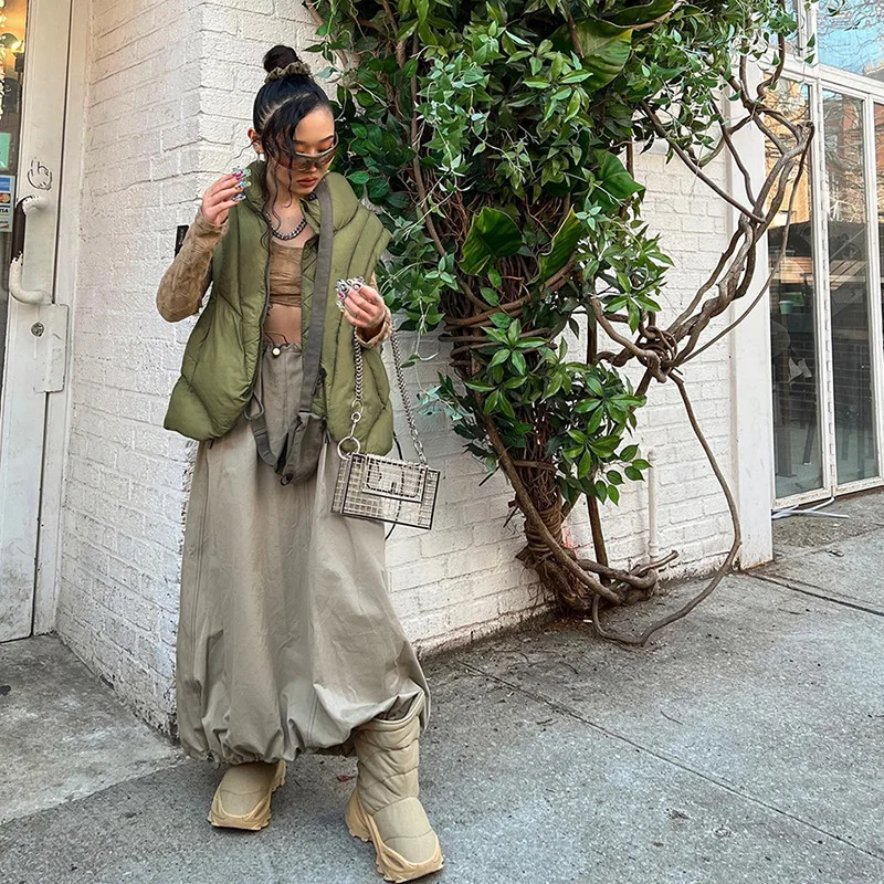 2022 Autumn and Winter Women's Clothing New Women's Fashion Collar Solid Color Thickening Short Undershirt Cotton Jacket