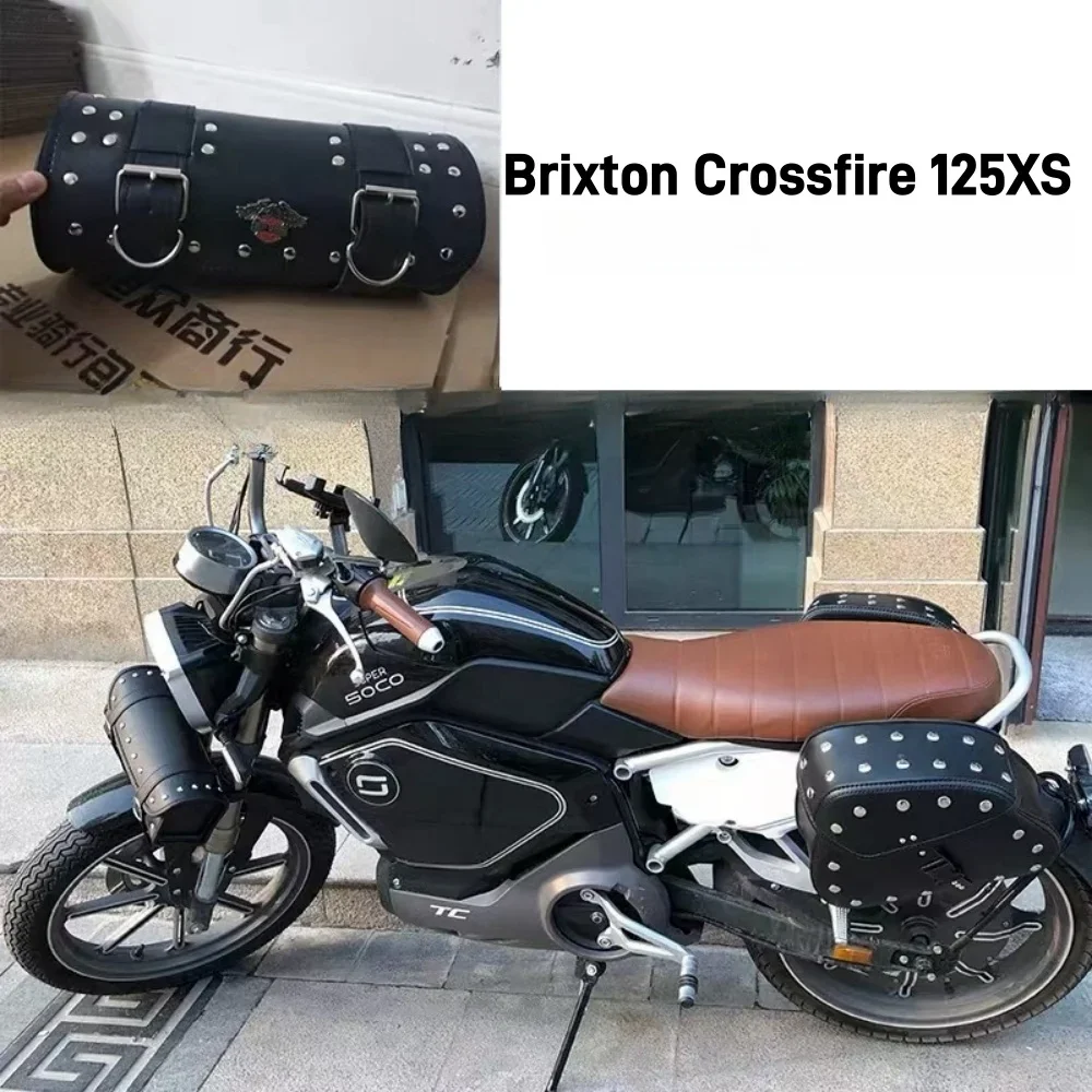 Подходит для Brixton Crossfire 125XS седельная сумка мотоцикла с передней вилкой XS 125