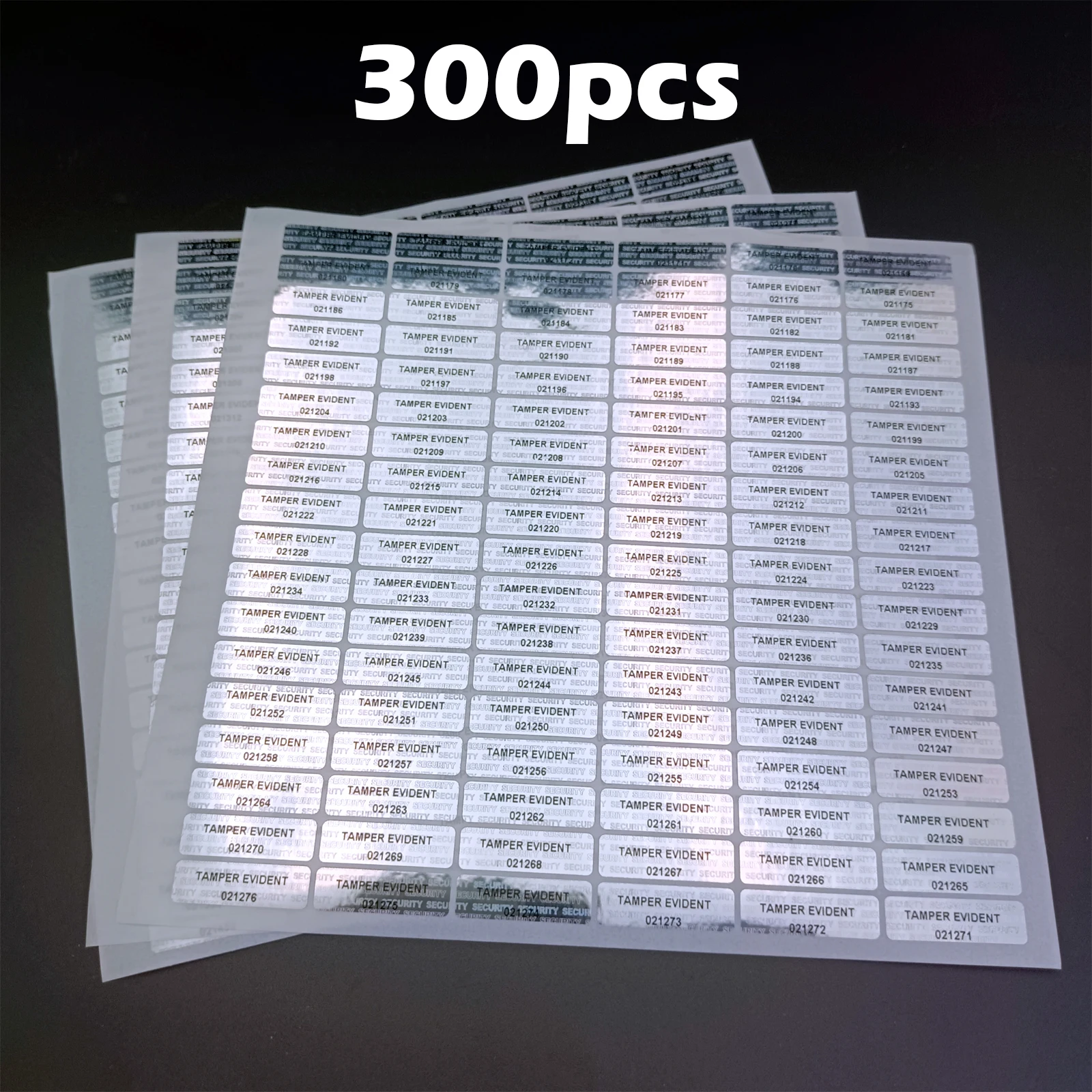 

Голографические наклейки с защитой от взлома 2.5x0.7 см