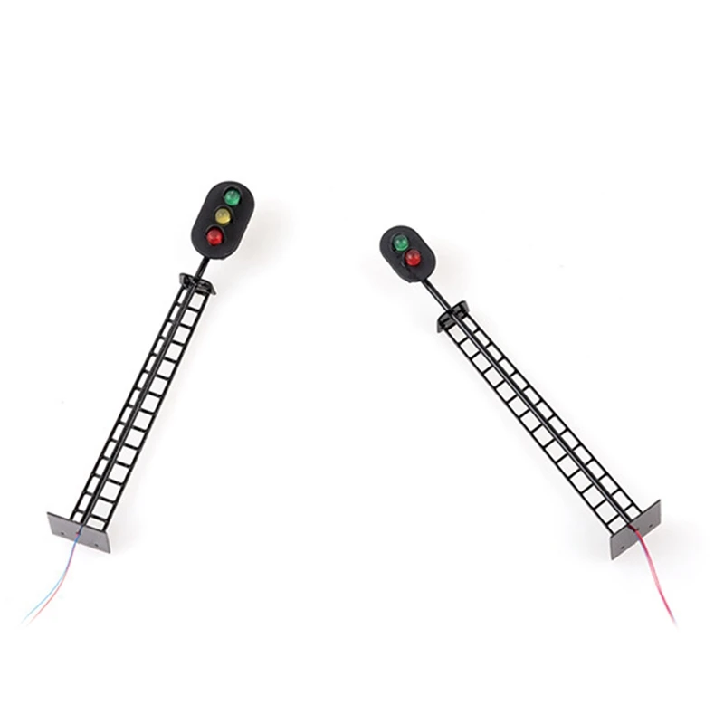 

1:87 Railroad Train Signal Light For Kid's Dollhouse Miniature Building Model Accessories