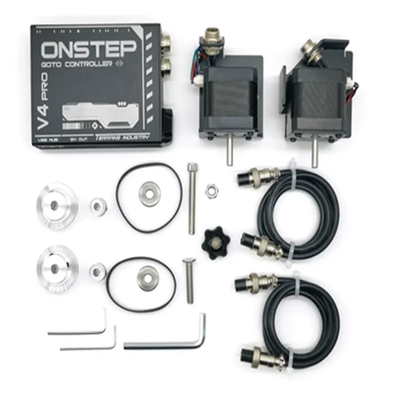 

EXOS2 Onstep GOTO V4 LIte / V4 PRO Equatorial Meter Electric Accessories Upgrade Kit Tracking/Guide Photography/Ascom