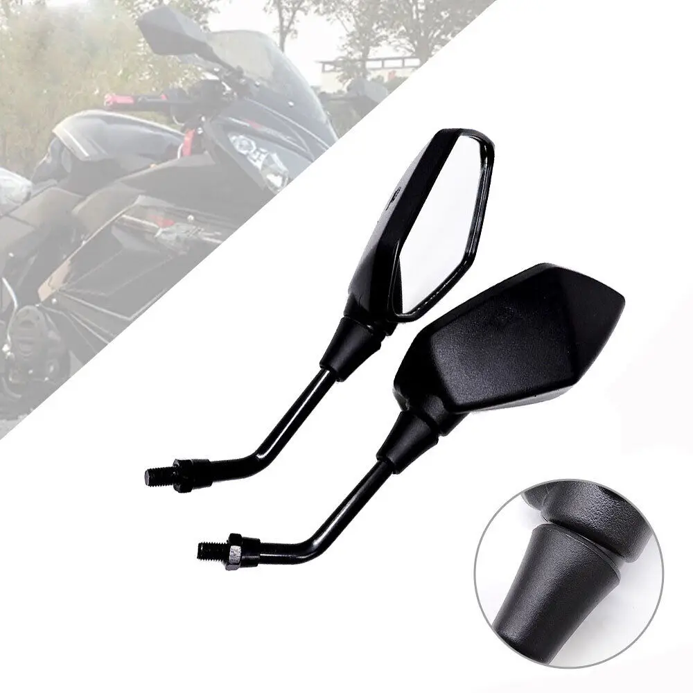 Зеркало мотоциклетное 2 шт./пара 8/10 мм из углеродного волокна