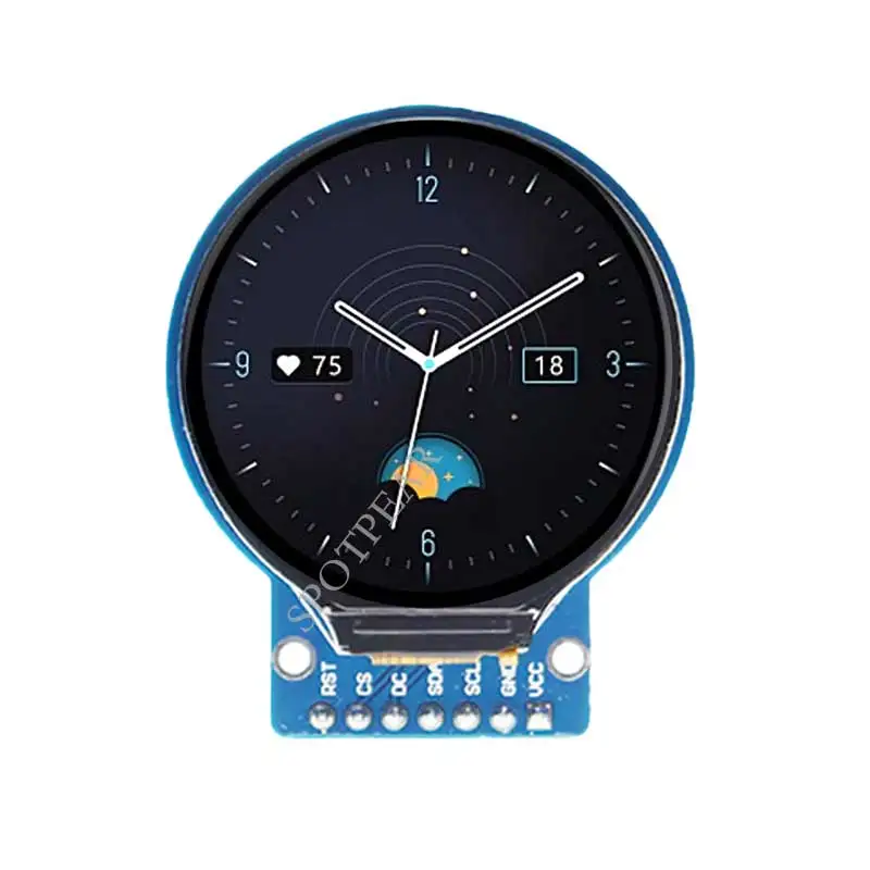 Круглый ЖК-дисплей EYE 0 96 дюйма 1 28 для Arduino Raspberry Pi ESP32 Pico STM32