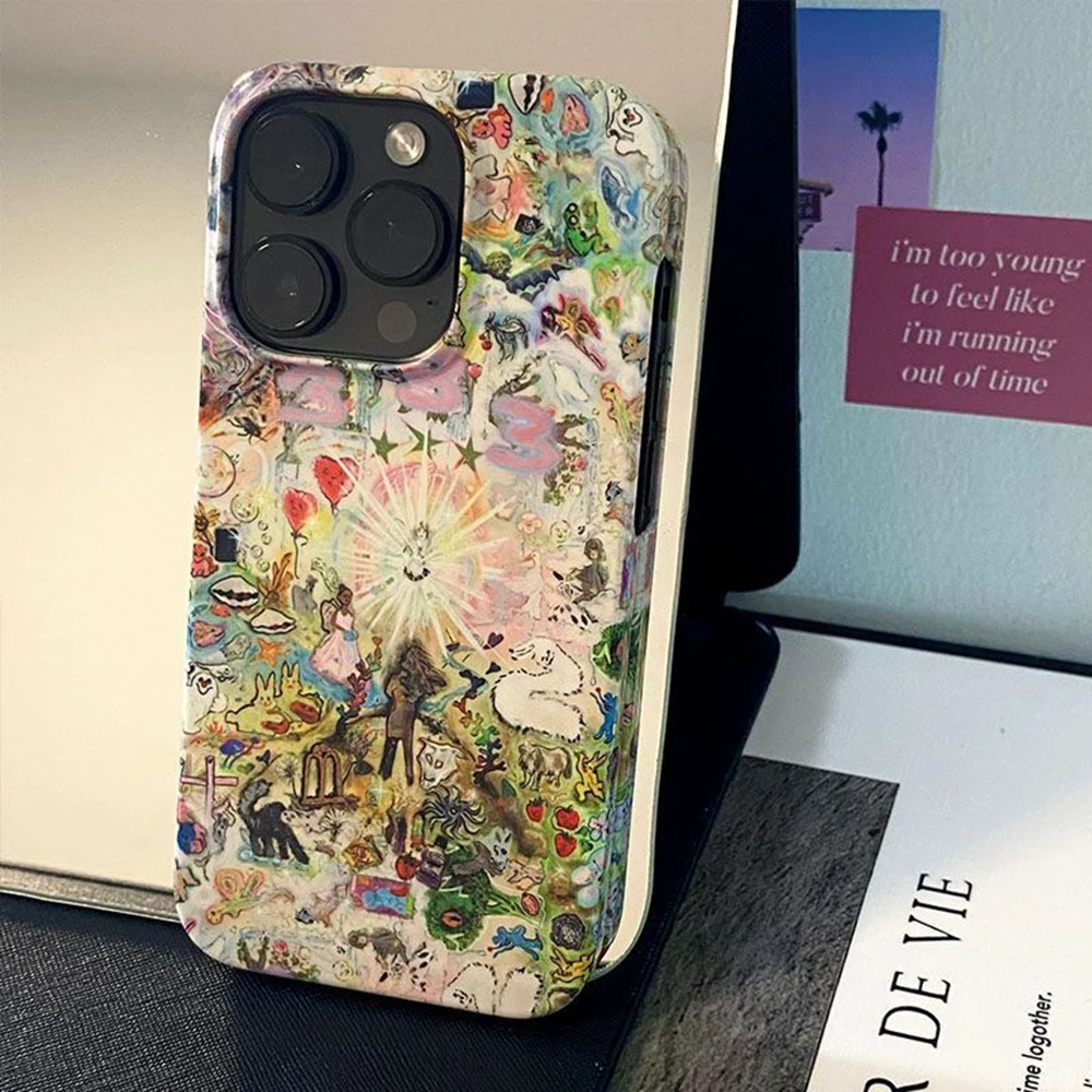 Роскошный чехол для телефона с маслом в Европе и Америке iPhone 16 15 14 13 12 11 Pro Max XS XR XSMax