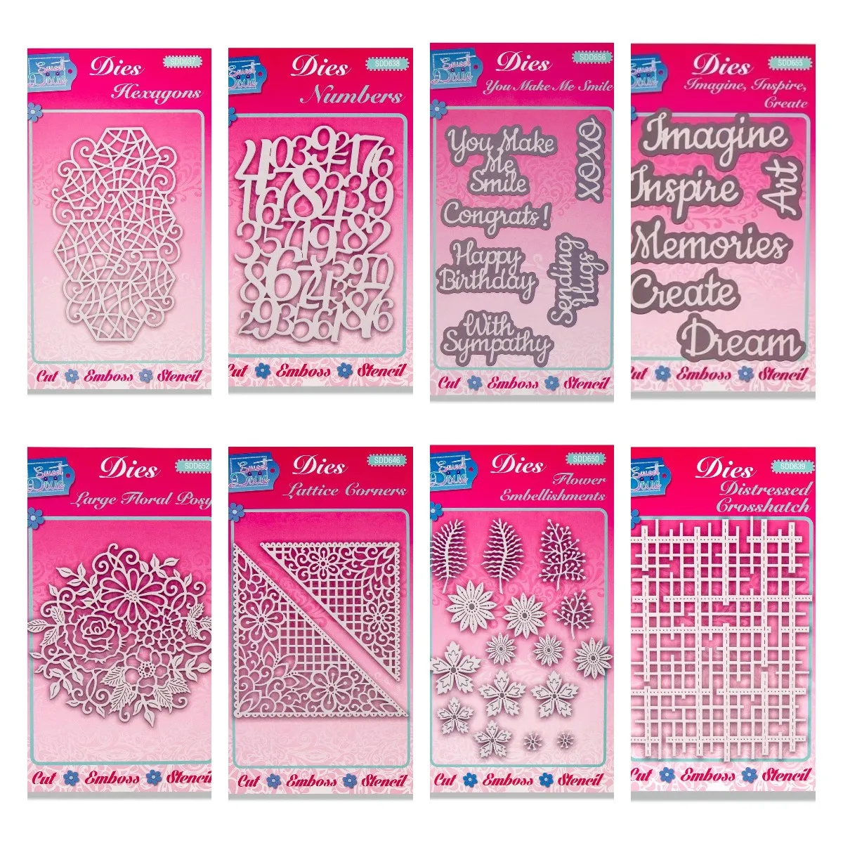 

Hexagons Numbers Metal Cutting Dies Craft Embossing Make Paper Greeting Card Making Template DIY Handmade 2022 New