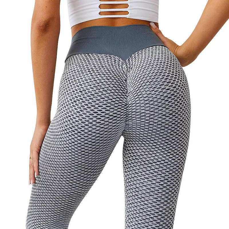 S-XXXL New Bumps pants Solid color Yoga Leggings fitness Leggings For Women Sporting Workout Leggins Elastic Slim Pants