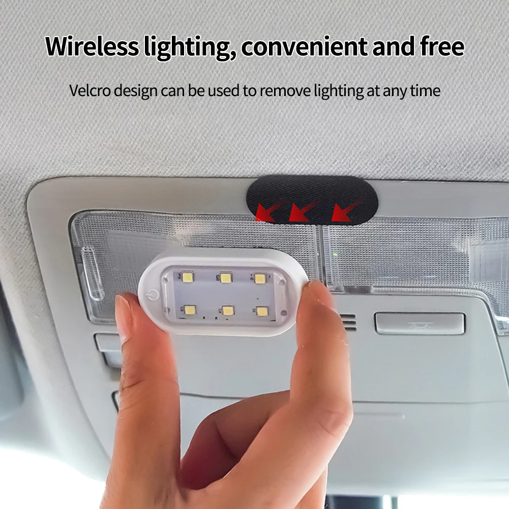 

Car Touch Light Kits Car Interior 5v Led Lighting Finger Touch Sensor Reading Lamp Decorations Light 6 Bulbs Car Door Light