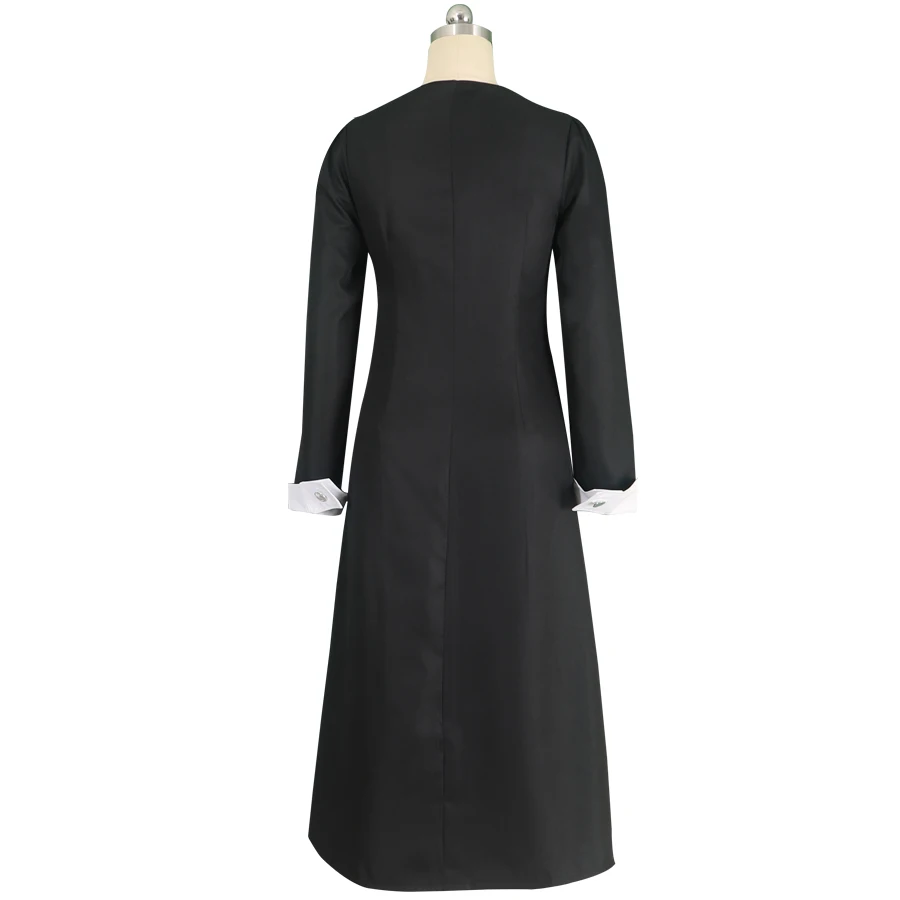 HOLRAN Женский косплей костюм Maka Albarn черный плащ