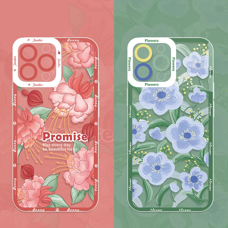 

flower Case For Moto G20 G30 G22 G10 G52 G60 G7 Play G8 Plus G8 Play G9 Play G9 Plus E20 E7 POWER Edge 20 edge 30