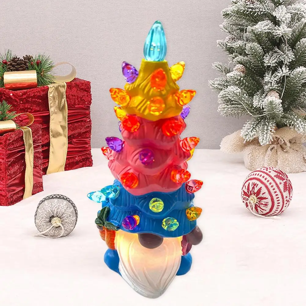 

Pretty Faceless Dwarf Ornament Easy to Use Colorful Resin Faceless Gnome Ornament Reusable Gnome Ornament New Year Decor