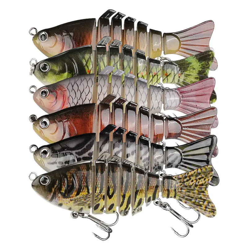 

5pcs 15g Joint Bait Swimbait Jointed Swimbaits Multi-jointed Lure Jointed Lures Swimbaits Hard Bait Wobblers Bass Fishing