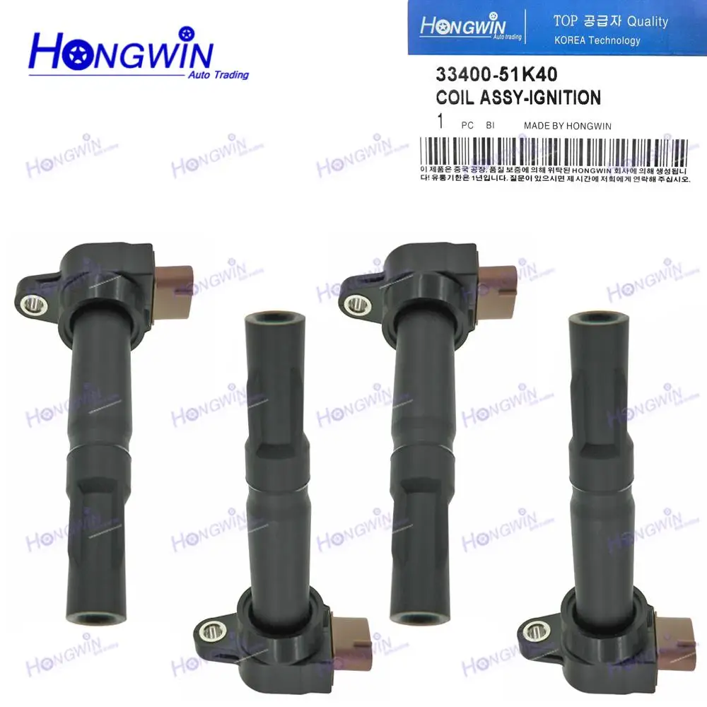 4 шт., комплект вилок для катушки зажигания для SUZUKI-Swift SX4 Grand Vitara Kizashi-3340051K40 33400 51K40 33400-51K40 33400-51K20
