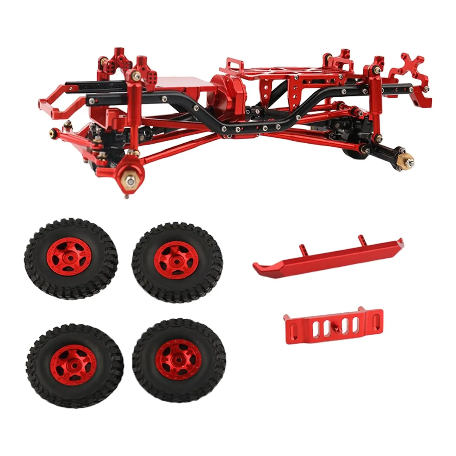 

Рамка Шасси с запасной шиной для Axi00002 1/24 RC Crawler DIY модификация
