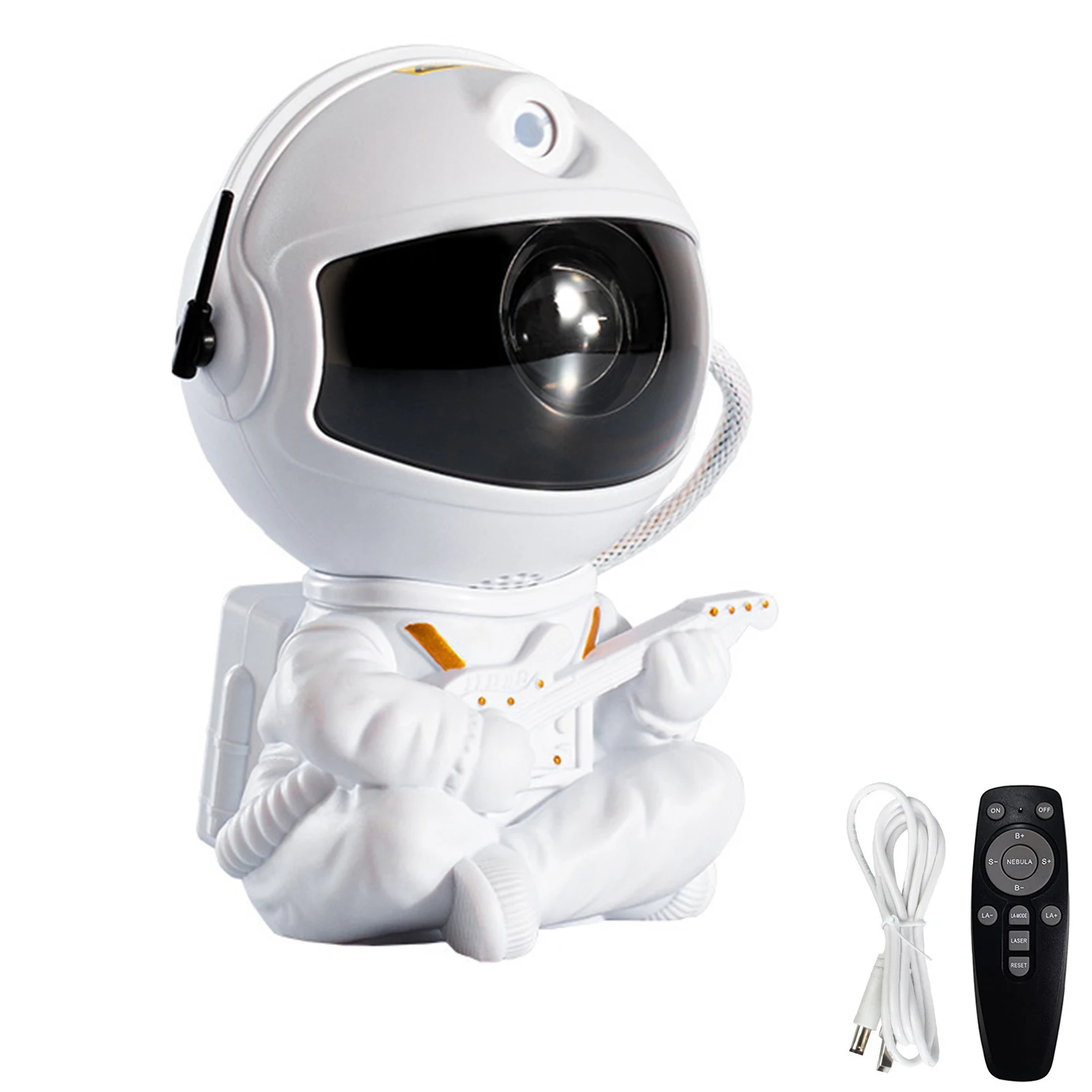 

Party Remote Control Night Light With Tape Star Projector Gift ABS Easy Install Romantic Bedroom Home Decor Cute Astronaut