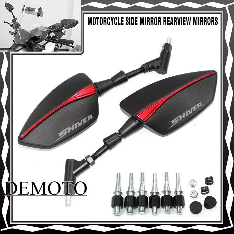 

Universal Motorcycle mirror CNC side Rearview for Aprilia SHIVER / GT SHIVER 750 SHIVER 900