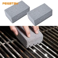 3pc bbq grill cleaning brick block barbecue cleaning stone bbq racks stains grease cleaner bbq tools kitchen accessories gadgets