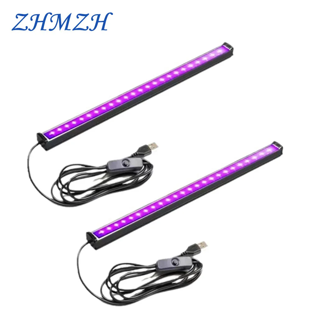 

УФ-гель для отверждения T5 4 Вт, светодиодный USB DC5V 380-400 нм адаптер UVA для ноутбука, проверка банкнот, оценка ювелирных изделий, флуоресценция, произведение искусства