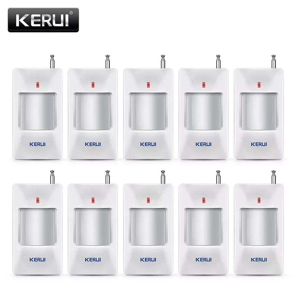Enlarge KERUI Wireless Intelligent PIR Motion Sensor Alarm Detector For 433MHz W18 W20 K52 WIFI GSM Home Burglar Alarm System Security