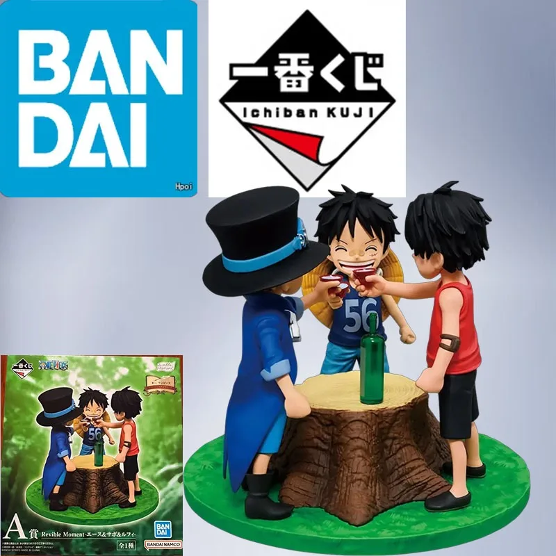 Фото Оригинальная модель Gundam от Bandai: Ichiban Kuji One Piece Dramatic Memoirs, приз A — Воспоминания о прошлом: Эйс, Сабо и Луффи №1