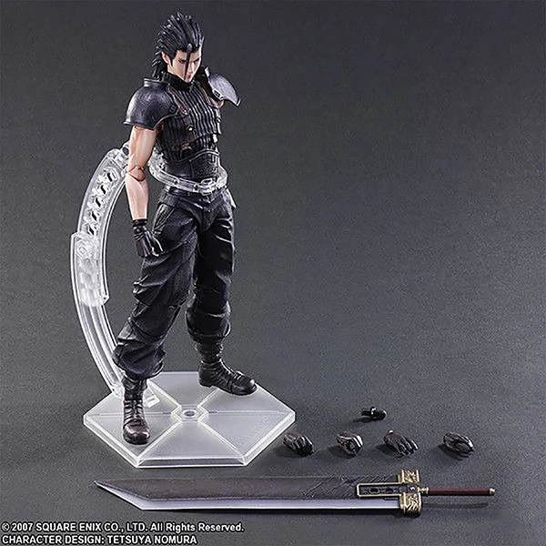 Original PLAY ARTS Kai Crisis Core Final Fantasy VII Zack Fair PVC Action Figure Toy Model 26.6cm | Figures
