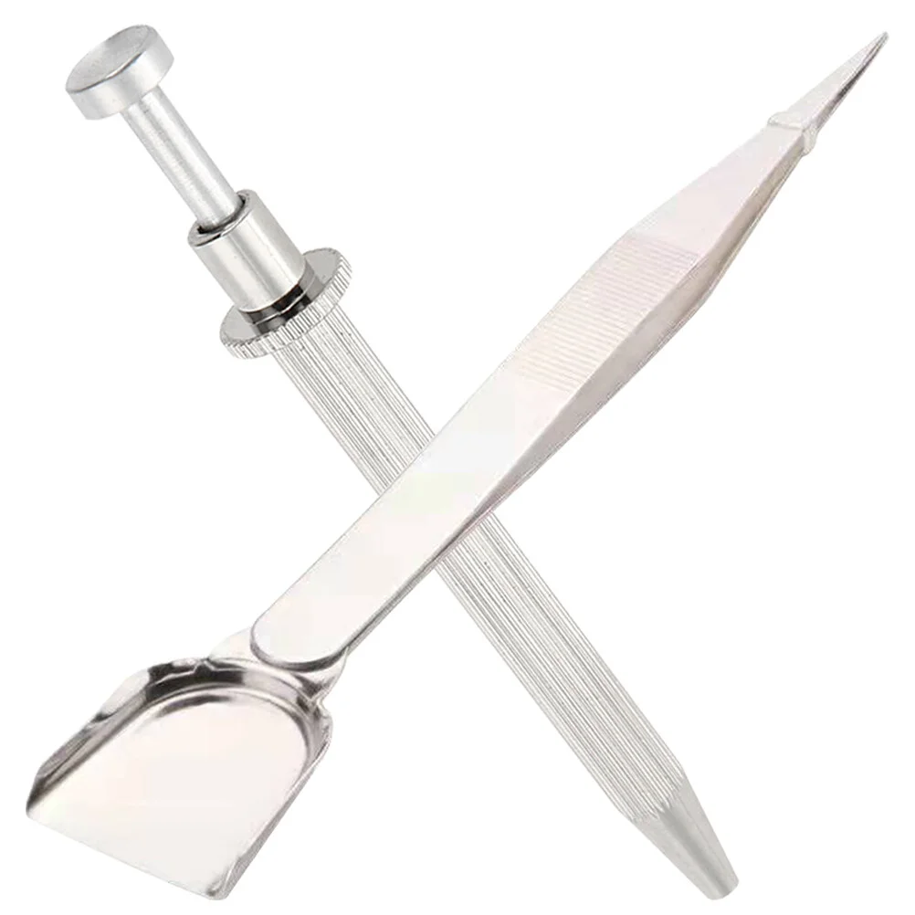 Tweezers Electronic Component Catcher Diamond 4-claw Holder Ball Grabber Tool