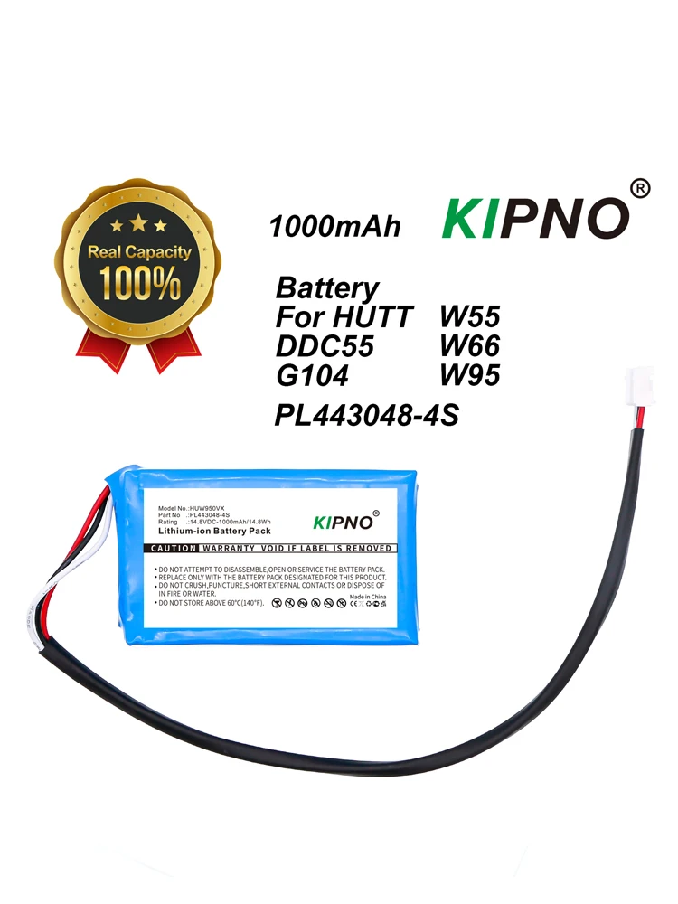 Для HUTT DDC55 DDC5 W55 W66 G104 DDC51 робот для мытья окон, пылесос для мытья стекол, распылитель воды, аккумулятор для электрической мойки