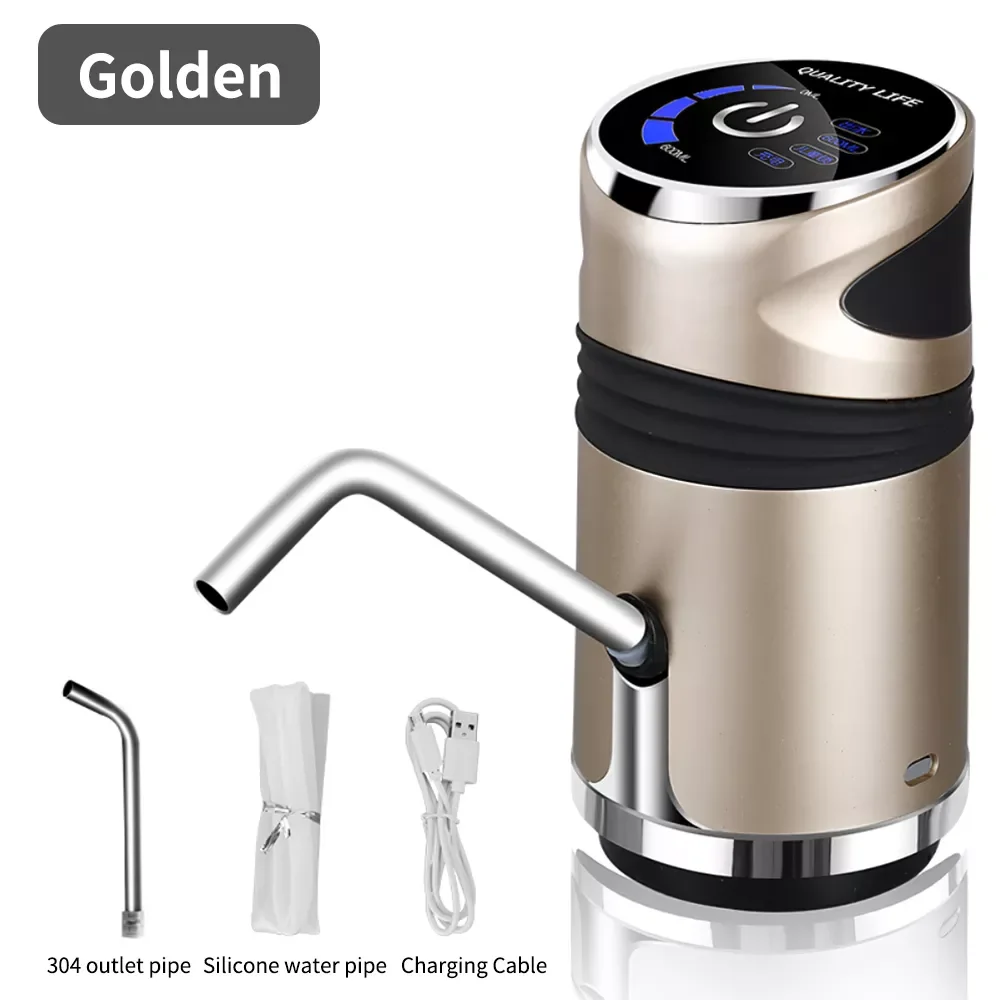 

Автоматический Электрический диспенсер для воды, USB-зарядка, галлоновая бутылка для воды с рельефным насосом, одно нажатие, беспроводная Бы...