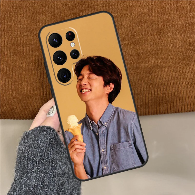 Чехол для телефона Kpop Gong Yoo Samsung Galaxy S25 Ultra S9 S10 S20 FE S21 S22 S23 Plus S24 Back Cover