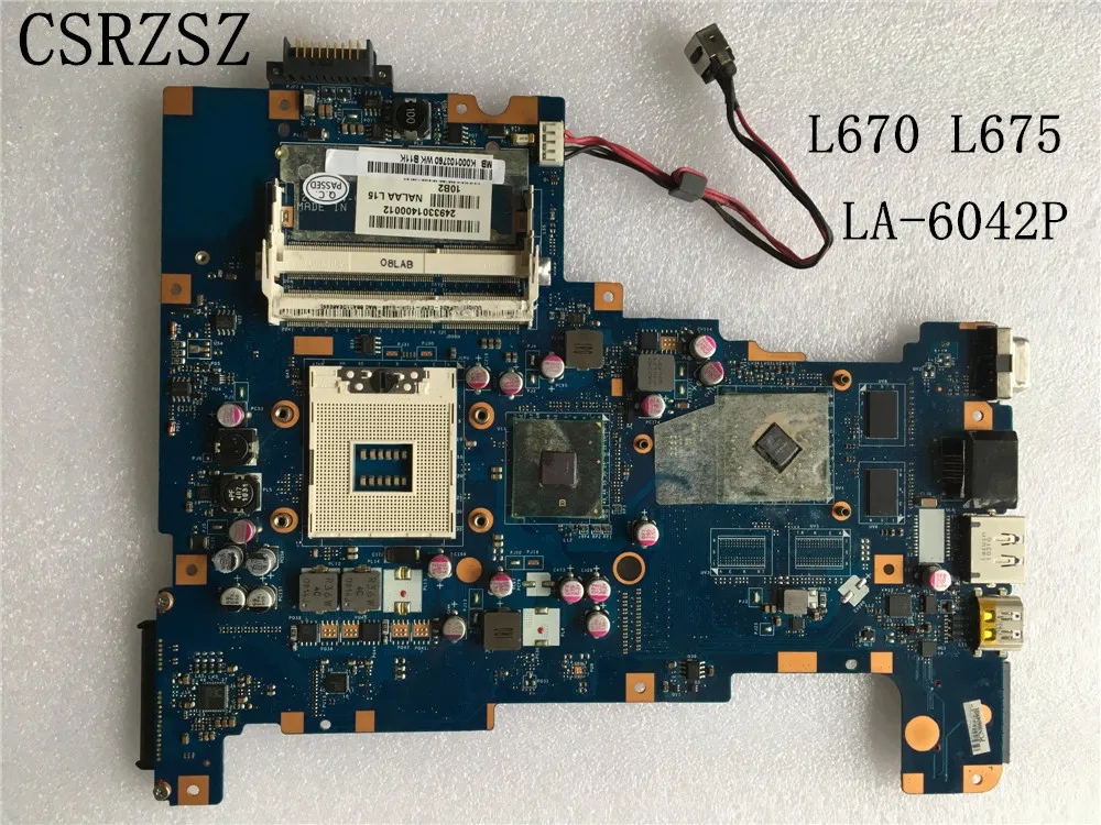 Для ноутбука Toshiba satellite L670 L675, отслеживаемая плата, 100% Протестировано, ок работает