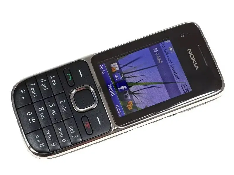 Мобильный телефон Nokia C2-01, разблокированный для всех сетей, камера 3.15 МП, 3G, многоязычная клавиатура (русский, арабский, иврит), базовый сотовый телефон (art.: 3920db03dbcbf) - 3920db03dbcbf