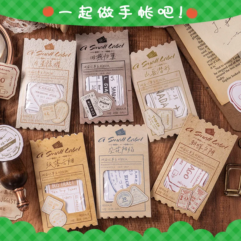 

20sets/1pack Kawaii Stationery Stickers Chengnan Chronicle Diary Planner Decorative Stickers Scrapbooking DIY Craft Stickers