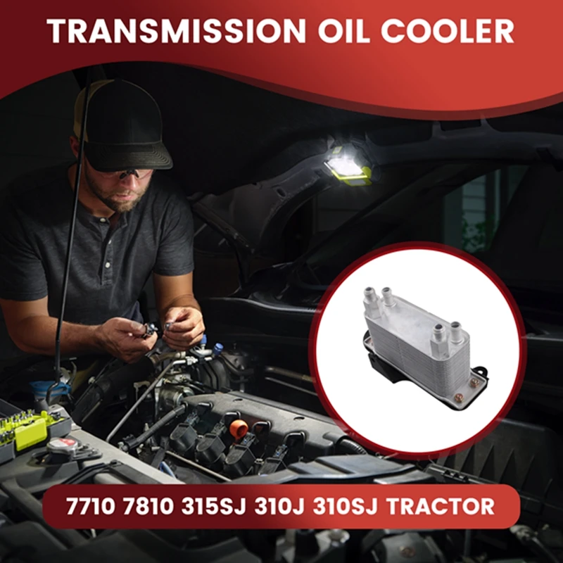 Масляный радиатор трансмиссионного масла RE201108 68004317AA для трактора John Deere 7710 7810 315SJ