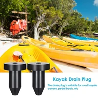 2pcsbatch universal thread drain plug drain plug kit for dingh kayak canoe boat stop waterproof plug accessories silicone v8v2