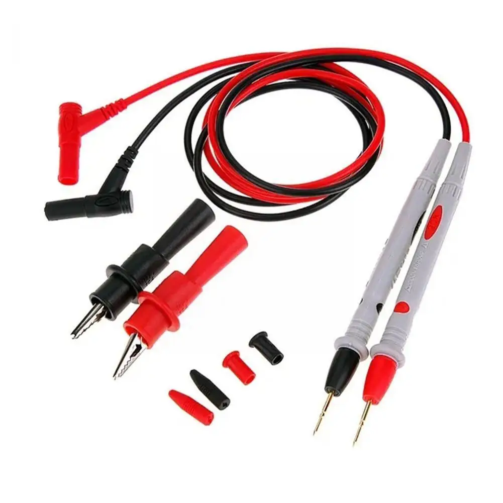 

Silicone Wire Universal Probe Test Leads Pin For Digital Multimeter Needle Tip Multi Meter Tester Probe 20A 1000V 1Pair V0C6