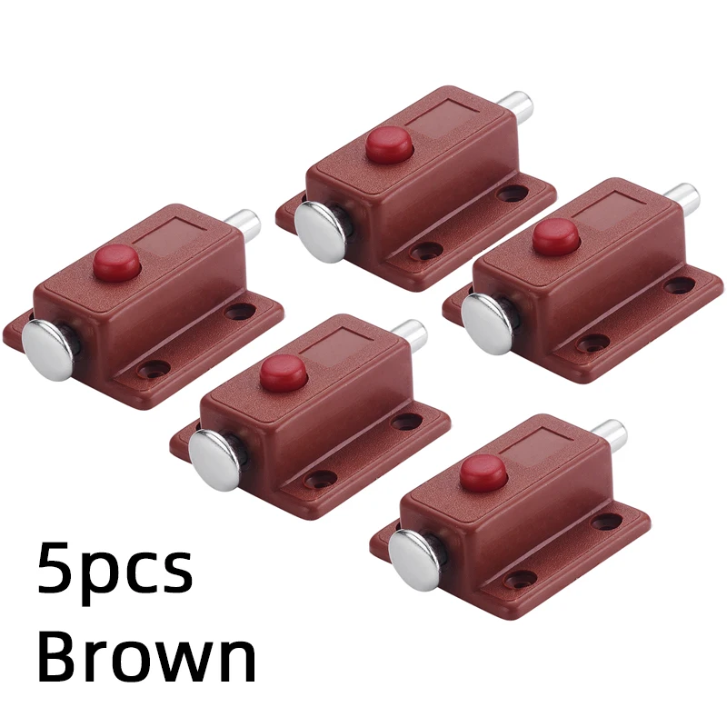 Дверные болты, защелка, замок для окна, шкафа, кнопка, пружинный болт, дверная защелка, Скользящий замок, автоматическая защелка с кнопкой, Домашняя безопасность