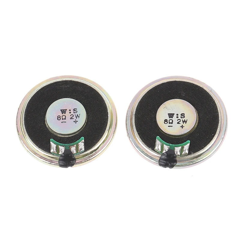 

2pcs/lot 2W 8 Ohm Speakers Mini Ultra-thin Horn Speaker Diameter 40MM 4CM , 8 Ohm 2 Watt Loudspeaker For Arduino