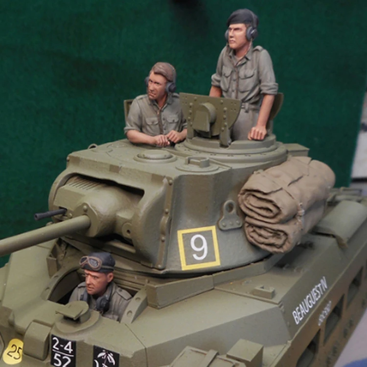 

Модель солдата из смолы 1/35, военный Австралийский танк, солдат три 828