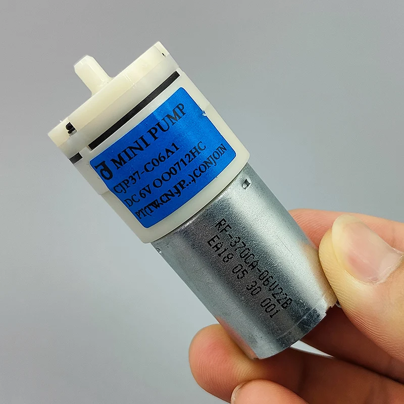 CJP37-C06A1 DC 3,7 V 5V 6V маленький мини 370 воздушный насос, кислородный насос, «сделай сам», аквариумный водяной аквариумный массажер, монитор