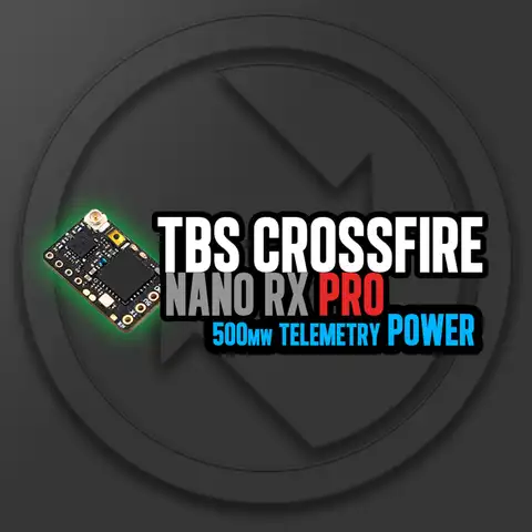 Полный диапазон приемника TBS CROSSFIRE NANO RX PRO с T-Антенной 500 мВт выходная мощность радиосистема дальнего действия для РУ дронов