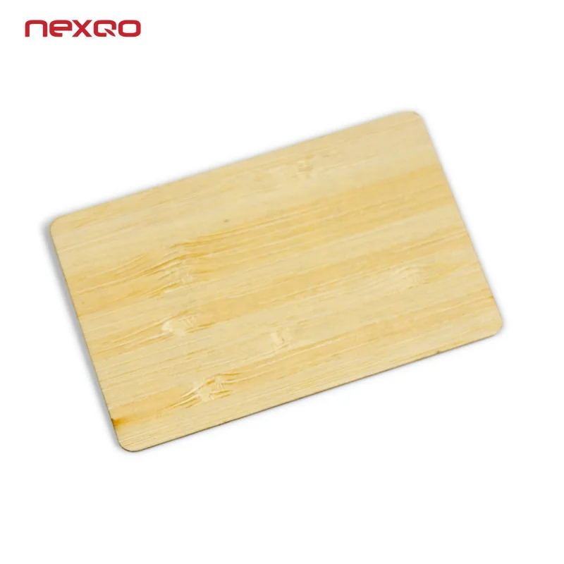 

custom designBamboo / Maple / Cherry / Basswood / Walnut / Sapele RFID NFC wooden cards